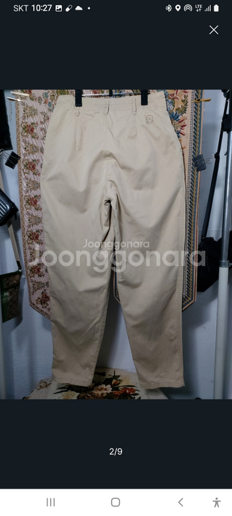 10 아베크롬비 테이퍼드핏 치노 바지--1