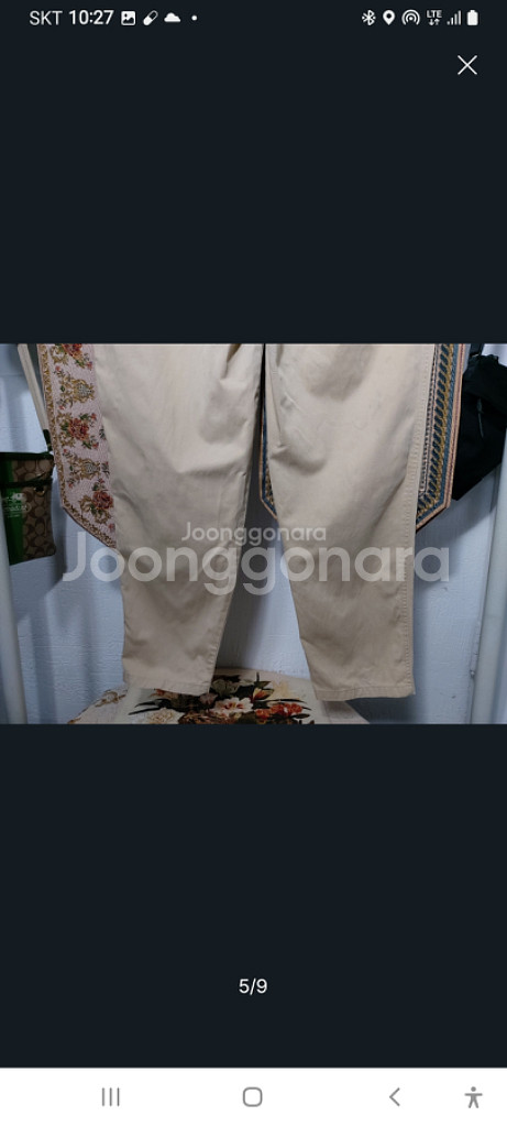 10 아베크롬비 테이퍼드핏 치노 바지--4