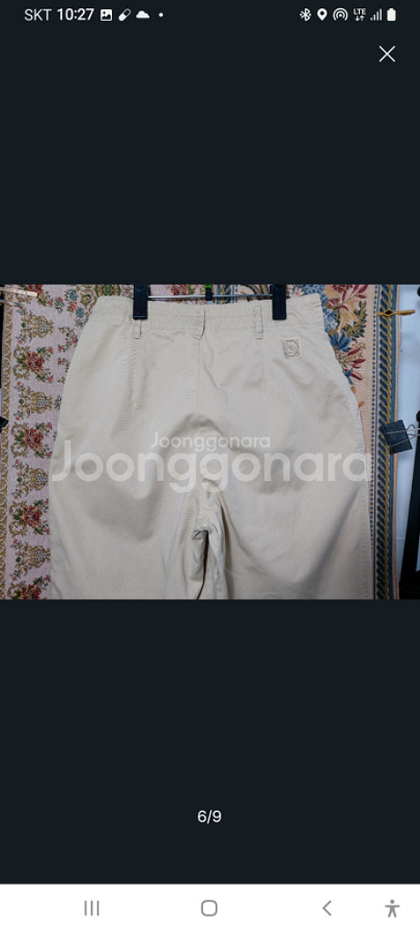 10 아베크롬비 테이퍼드핏 치노 바지--5