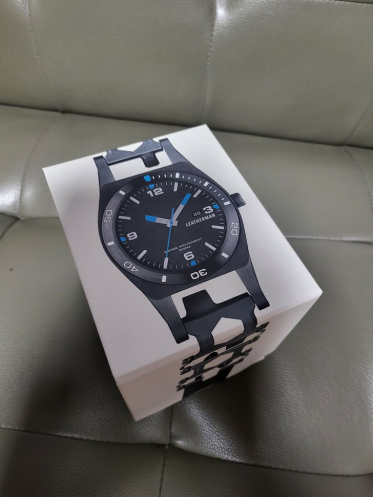 [미사용]레더맨 트레드 템포 워치 시계--3