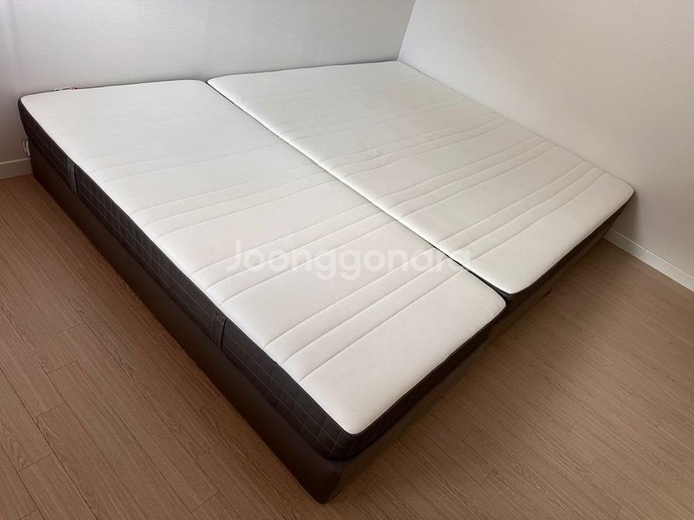 이케아 침대 에스페베르+모르게달 매트리스--4