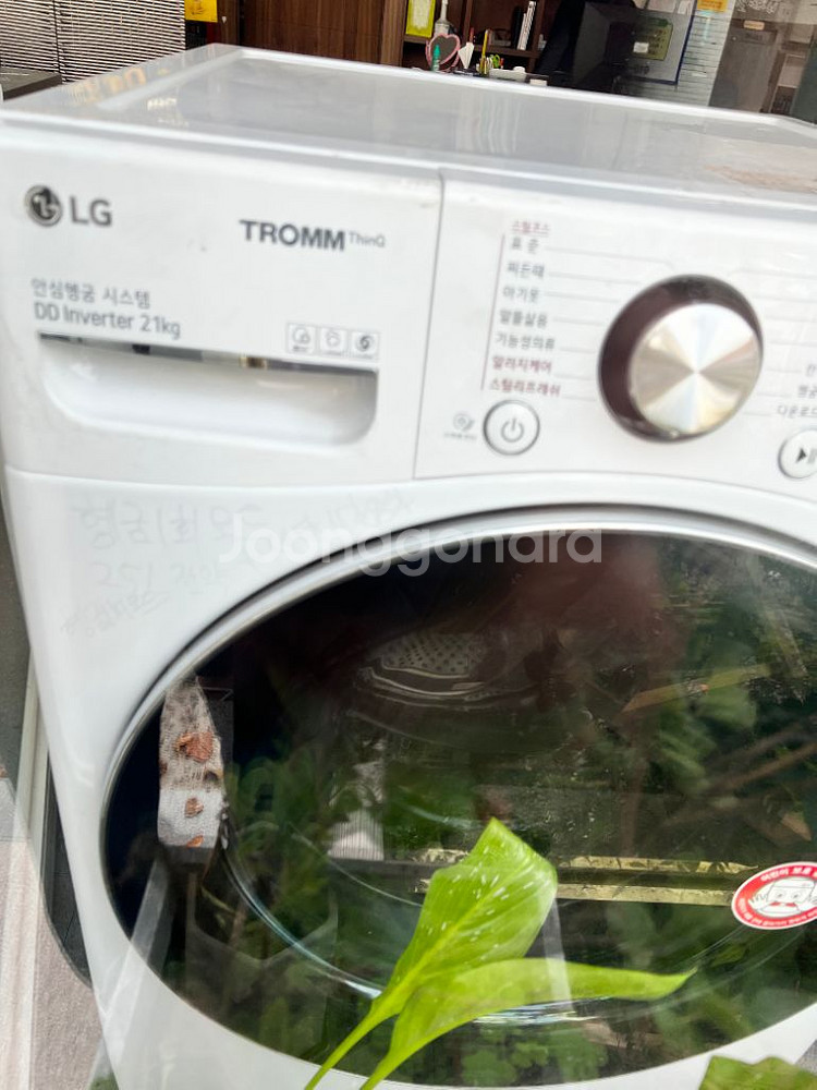 lg 트롬 21kg 세탁기 thinQ--1