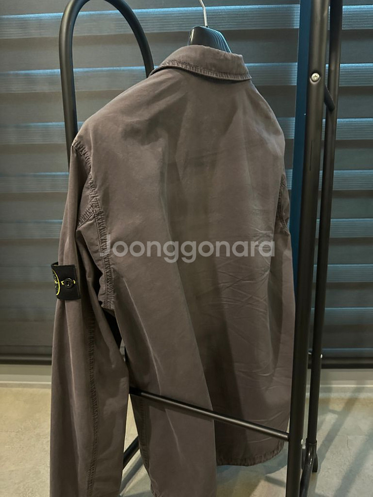 스톤아일랜드 올드이펙트 가먼트다잉 오버셔츠--1