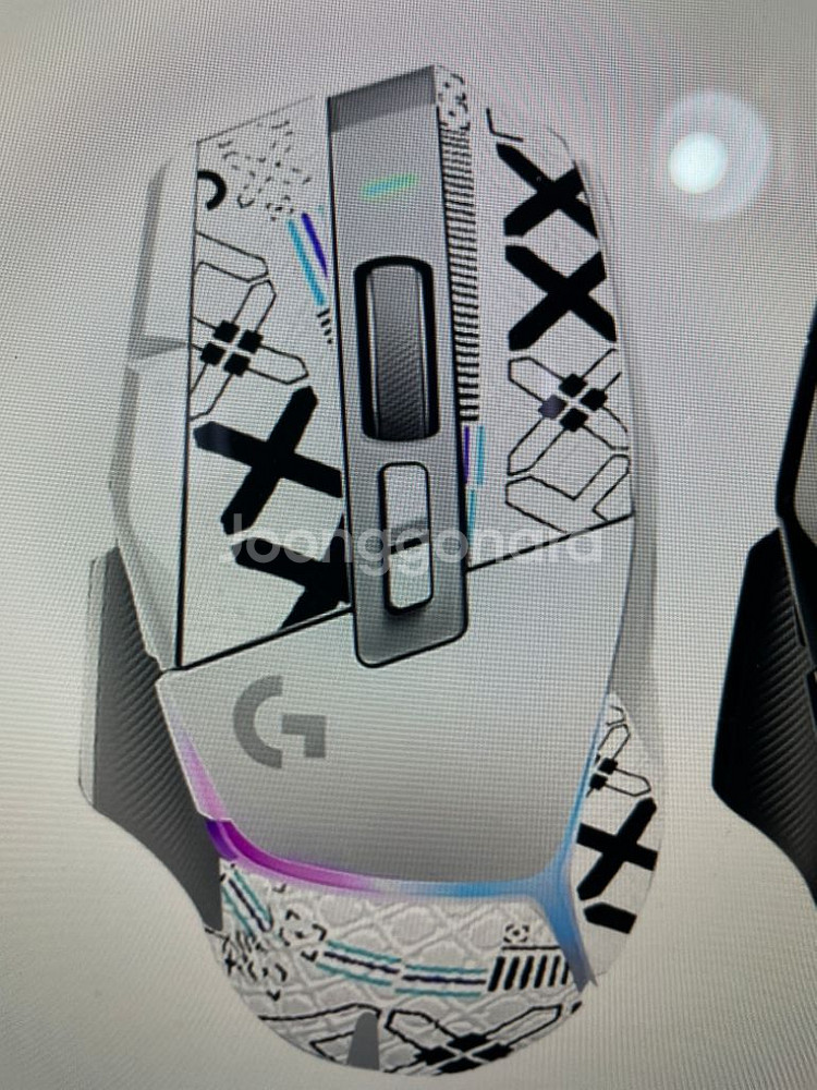로지텍 마우스 스티커(마우스아님) g502x 블랙--1
