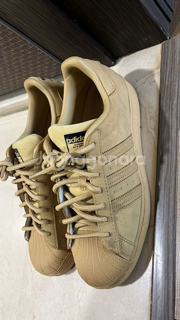 아디다스 슈퍼스타 골든베이지--2