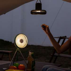 [최저가] 무선 리모컨 LED BLDC 캠핑용 선풍기