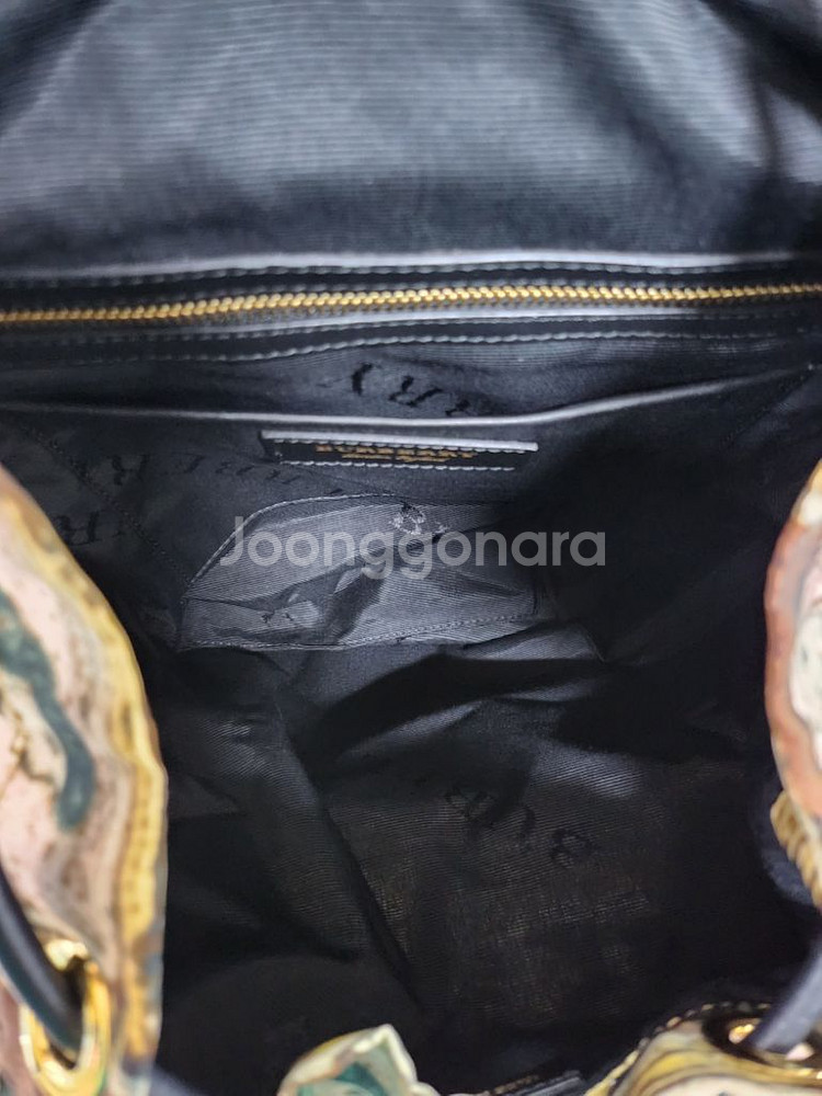 버버리 아바타무늬 밀리터리 한정판 여성 백팩--7