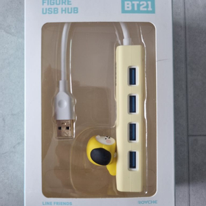 피규어 usb 3.0 허브(새상품)BT21