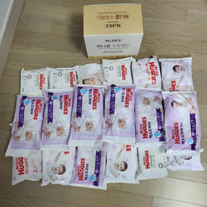 하기스기저귀2단계 56매+허니콤수유패드판매