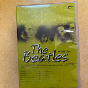 the beatles 공연 DVD