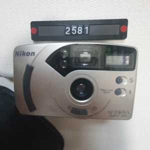 니콘 AF 240 SV 데이터백 필름카메라 파우치포함
