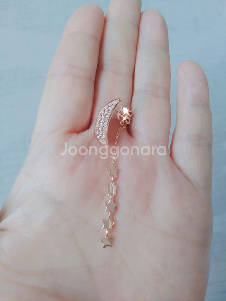 14k 로즈골드 밤하늘 입체 귀걸이(약1.25돈)--3