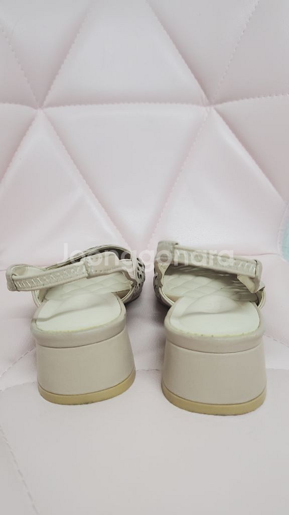 BRERA브레라 수제화 플라워펀칭 슬링백 구두/230--3