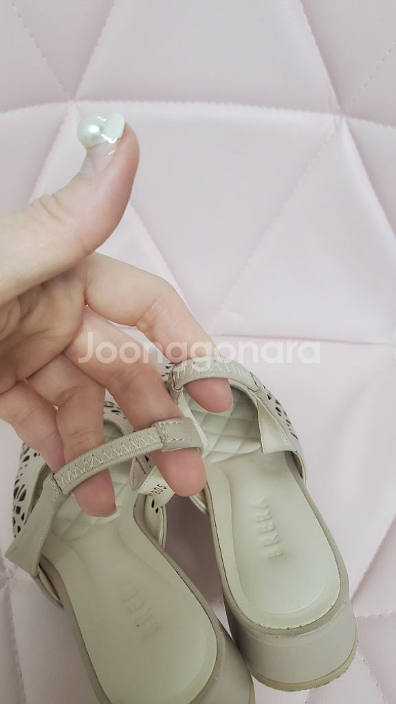 BRERA브레라 수제화 플라워펀칭 슬링백 구두/230--6