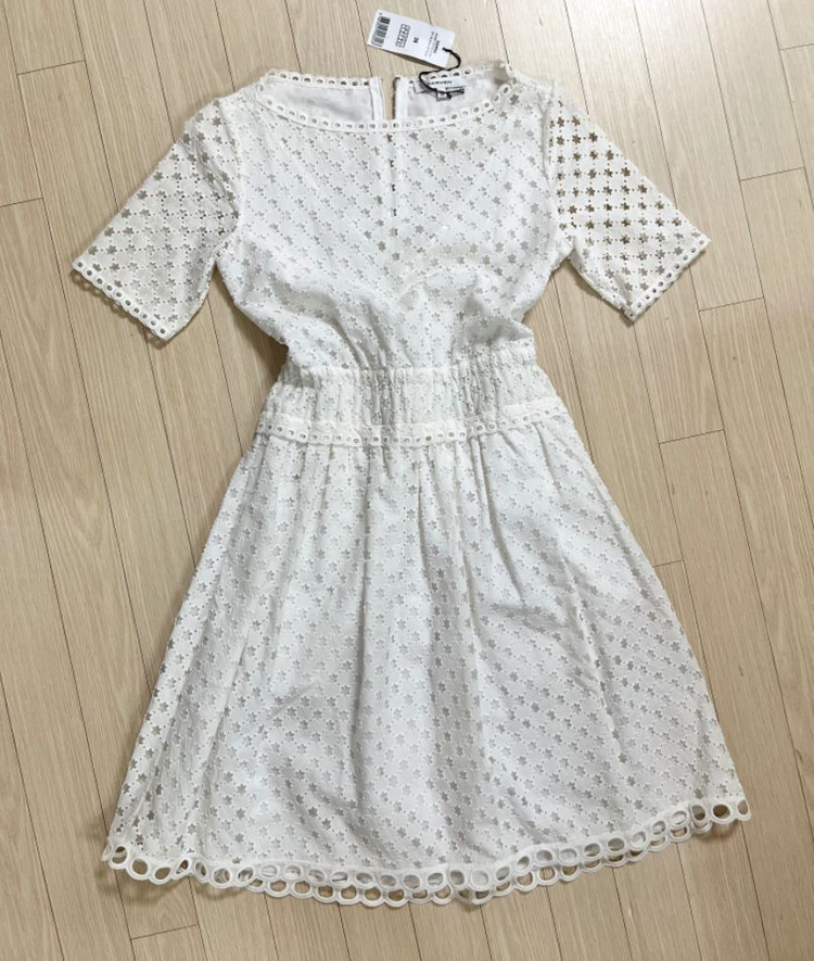 44반 마른55 새상품 까르벵 레이스 원피스 마쥬 이미지