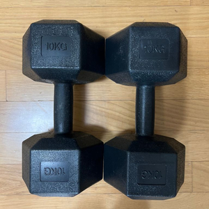 이고진 덤벨 10kg 1세트 , 8kg 1세트, 6kg