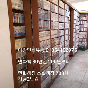 만화카페책장 170개 만화책장 소설책장 선반 다이 서가