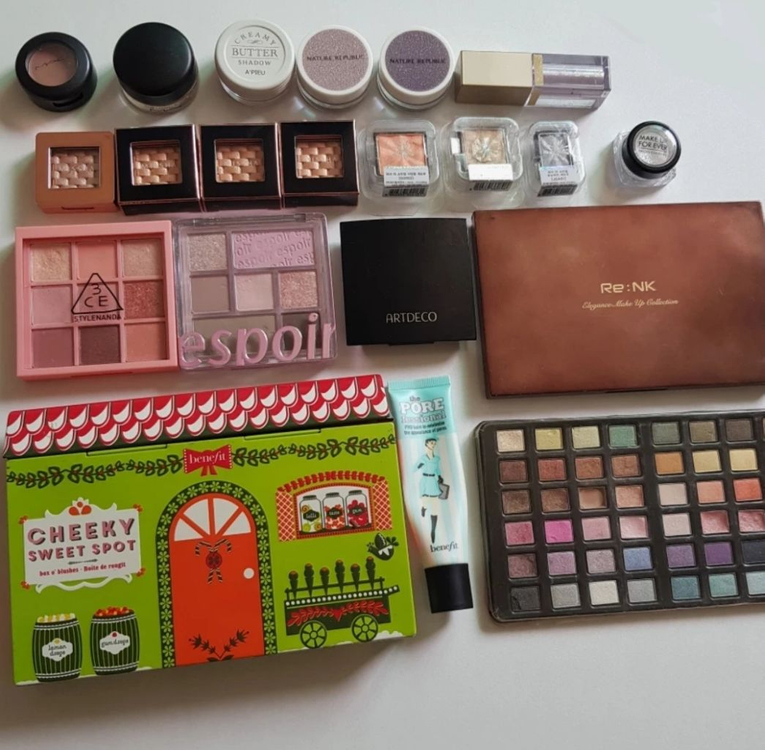 섀도 팔레트 블러셔(맥, 스틸라, 베네피트 등) 이미지