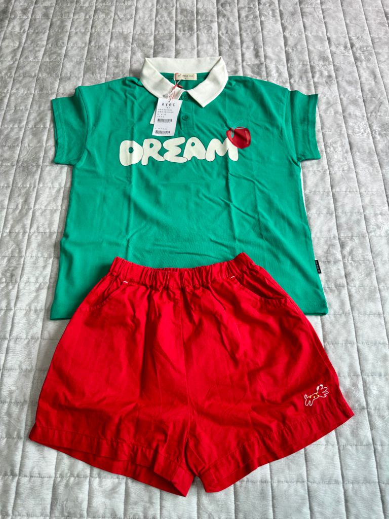 마이리틀스타 드림카라티셔츠 & 퍼피반바지 XL(130