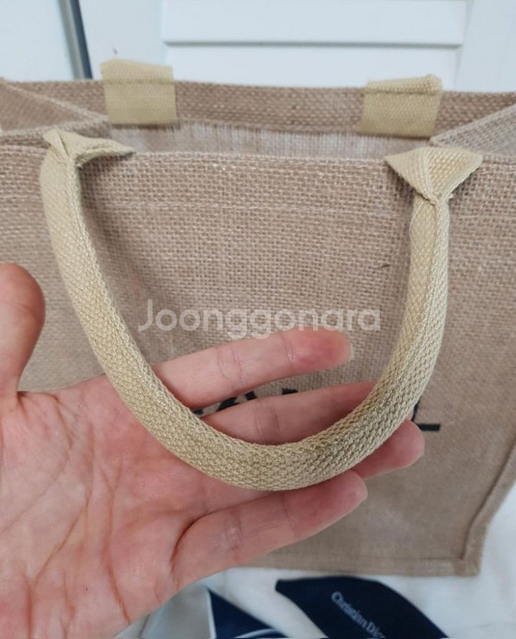 샤넬 정품 뷰티 황마 에코백 (새상품)--7