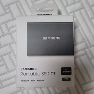 삼성 포터블 ssd t7 1tb 미개봉