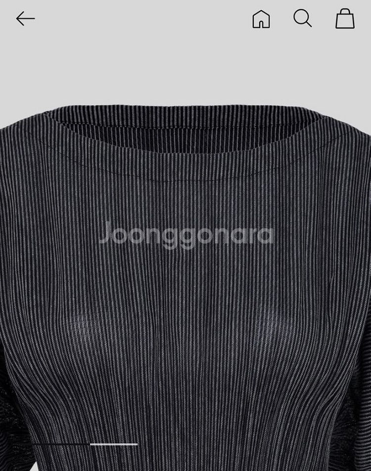 이세이미야케 플리츠플리즈 Cotton Row Top--2