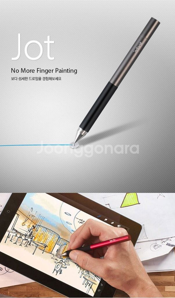 어도닛 아이패드 터치펜 Jot Classic (red)--0