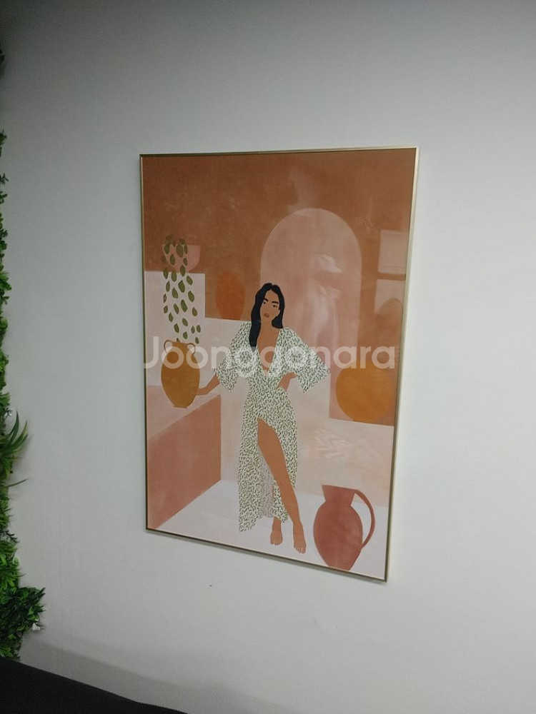 쿠바 인테리어 대형 일러스트 포스트 그림액자 감성액자--1