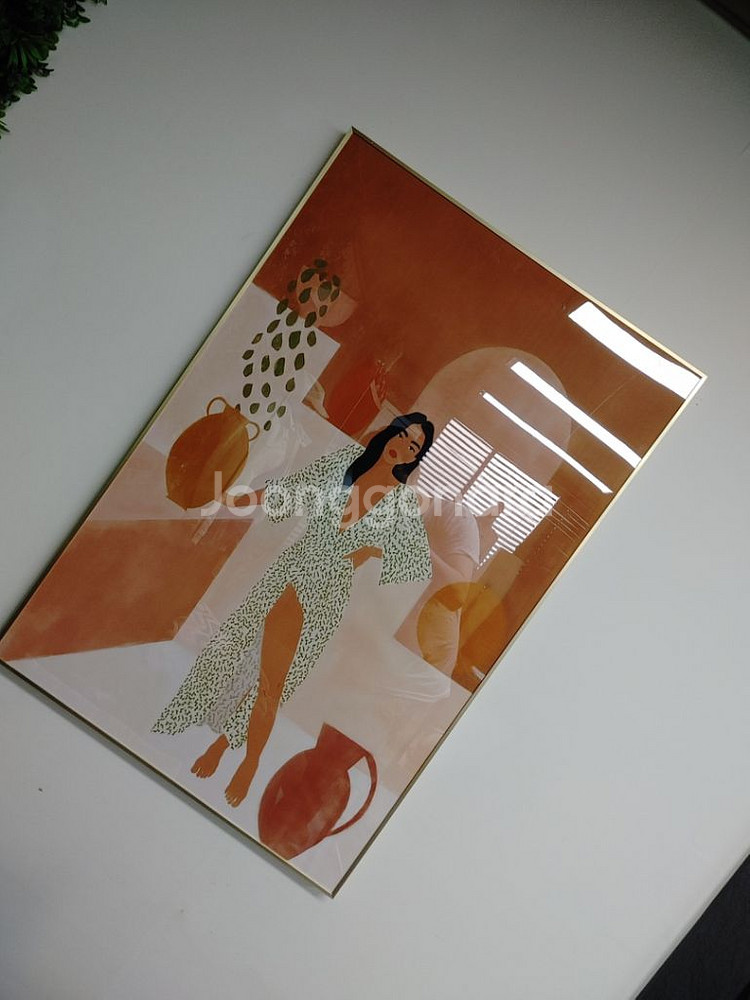 쿠바 인테리어 대형 일러스트 포스트 그림액자 감성액자--3