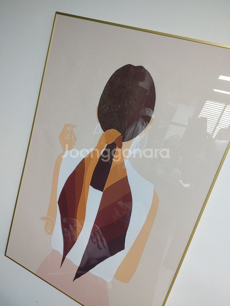 누드톤 인테리어용 액자 스칸디나비아 감성액자--2