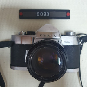 미놀타 SR-1 필름카메라 1.4 단렌즈 장착