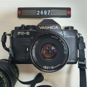 야시카 FX-3 필름카메라 렌즈 2개 세트 커스텀