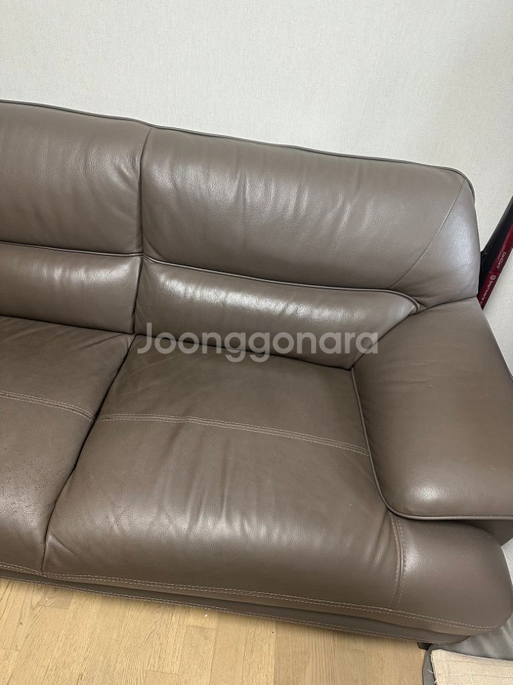 까사미아 가죽소파--3
