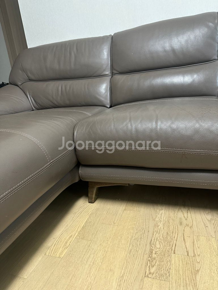 까사미아 가죽소파--5