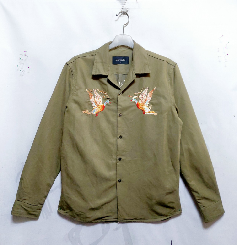 앤더슨벨 남성자수셔츠100 레어템 남방/일싼
