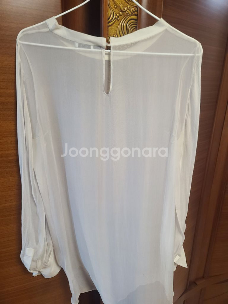 브루넬로 쿠치넬리 실크 시스루 블라우스 M size--1