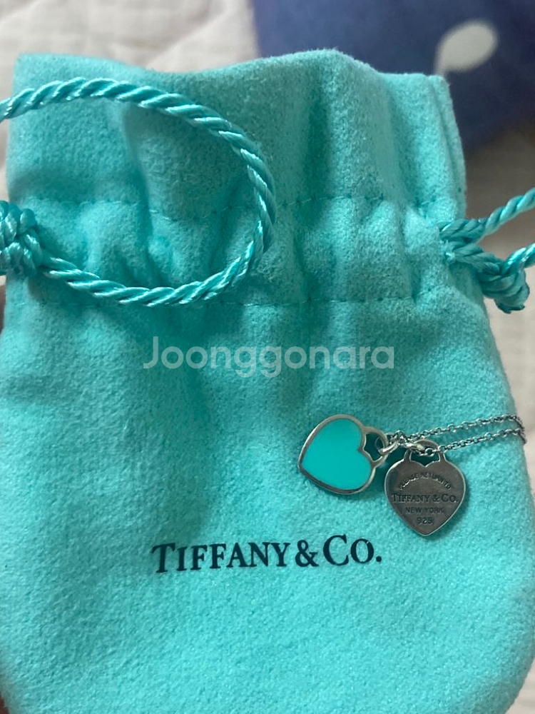 티파니앤코 리턴 투 블루 목걸이--3