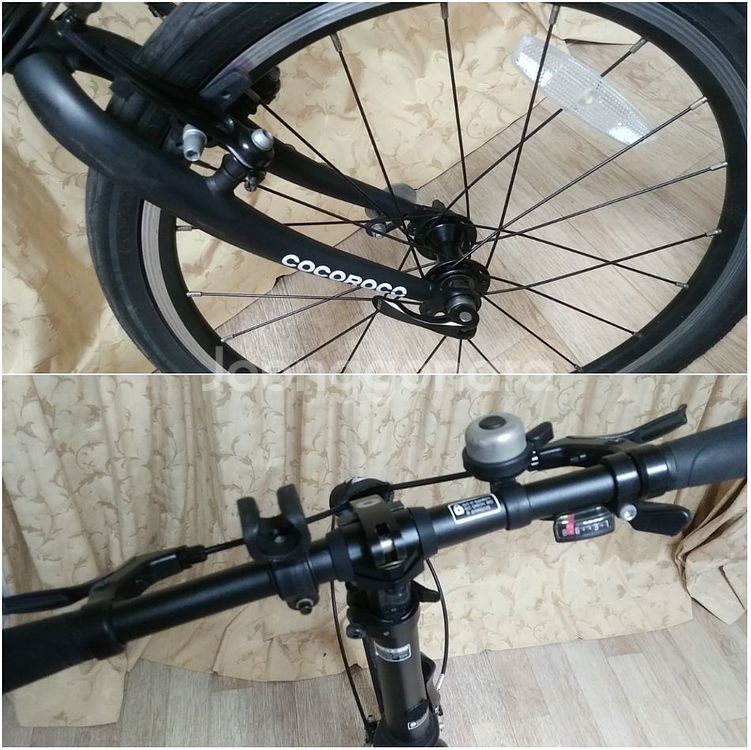 코코로코 마하8 접이식 미니벨로 자전거--6