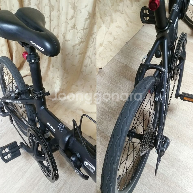 코코로코 마하8 접이식 미니벨로 자전거--9