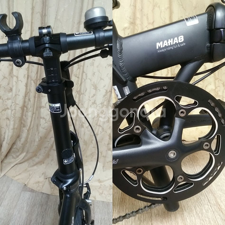 코코로코 마하8 접이식 미니벨로 자전거--7