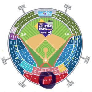 7/15 kbo 올스타전 중앙상단 2연석