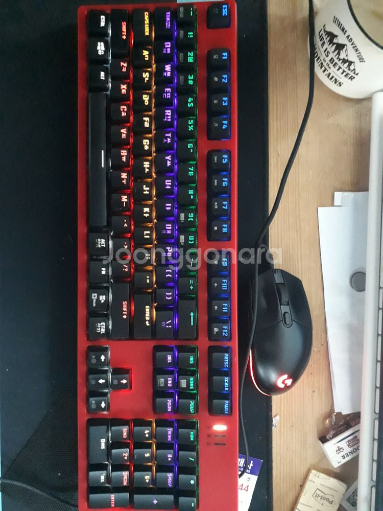 Logitech rgb 게이밍마우스 & 키보드--7