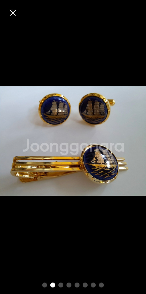 커프스 넥타이핀 세트--1