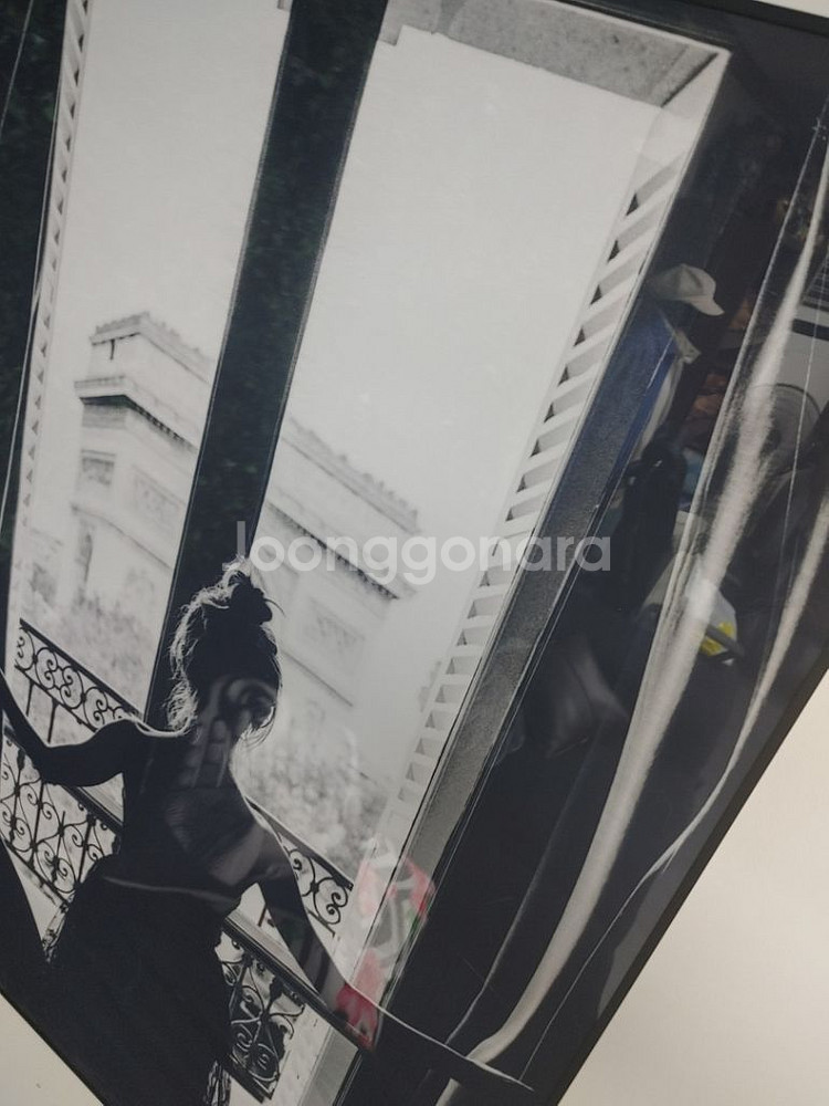 흑백 감성액자 창문그림액자 대형 일러스트액자 인테리어--4
