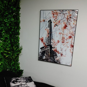 프랑스 에펠탑 벚꽃 인테리어 그림 액자 대형일러스트