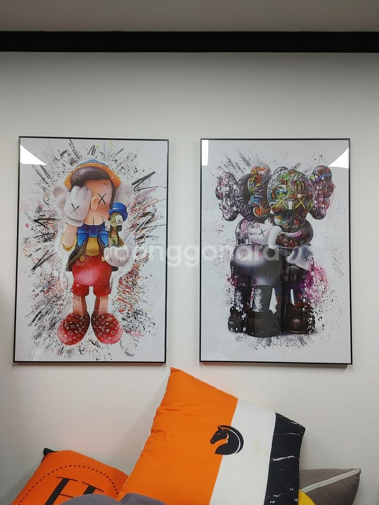 피노키오 카우스 카페 매장 인테리어용 대형 그림 액자--1