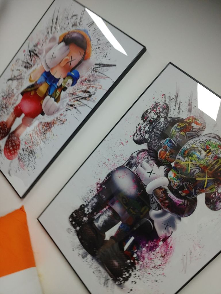 피노키오 카우스 카페 매장 인테리어용 대형 그림 액자--3