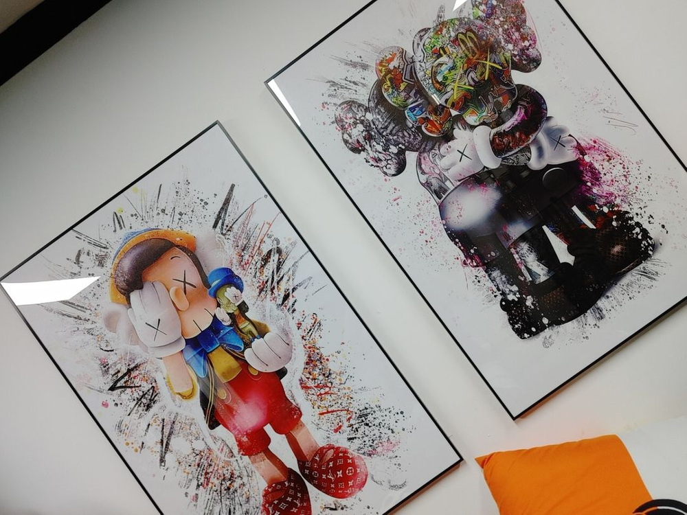 피노키오 카우스 카페 매장 인테리어용 대형 그림 액자--2