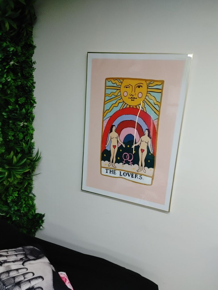 대형 타로카드 인테리어 일러스트 포스터 감성 액자--1