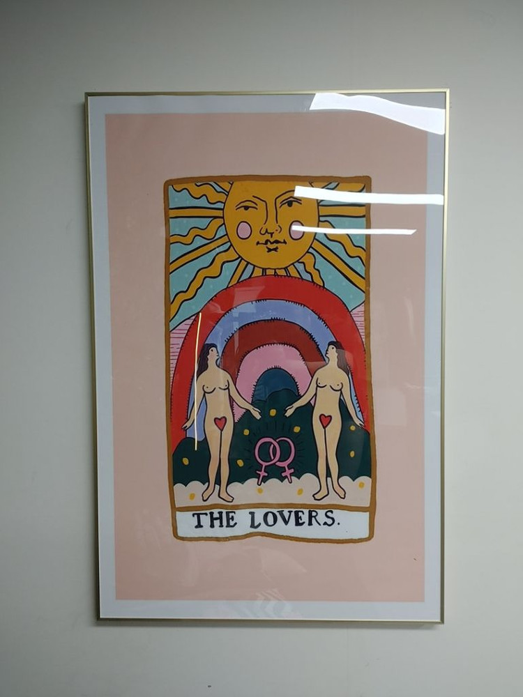 대형 타로카드 인테리어 일러스트 포스터 감성 액자--0